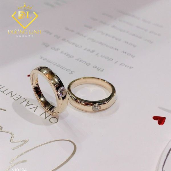 Nhẫn Cưới Cặp Kim Cương – N10.194